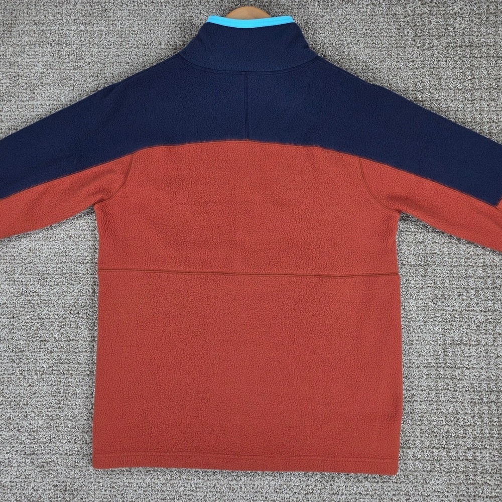 Cotopaxi Abrazo Half Zip Fleece Pullover‎ Mens Small Orange Blue Jacket - Picture 5 of 7